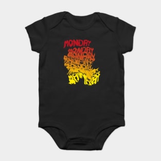 Monday Stress Design Baby Bodysuit